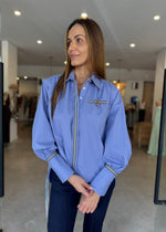 Load image into Gallery viewer, SHADOW IMAGE SHIRT - BLUE
