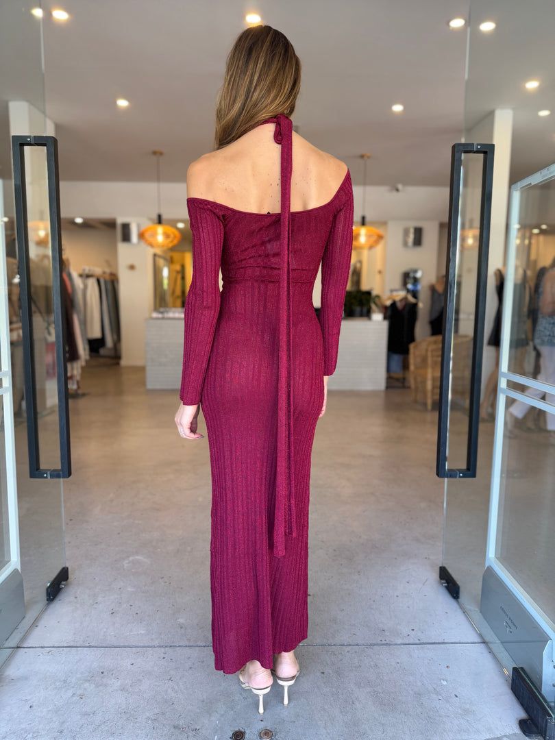 ECHO KNIT DRESS - RUBY