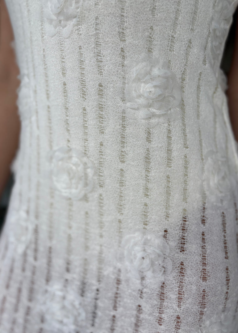 AMELIE STRAPLESS DRESS - IVORY