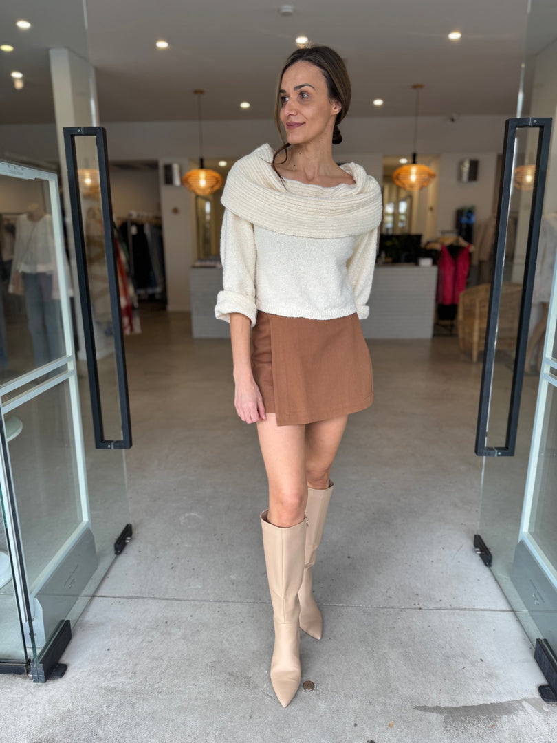 SANNA OS SWEATER - CREAM