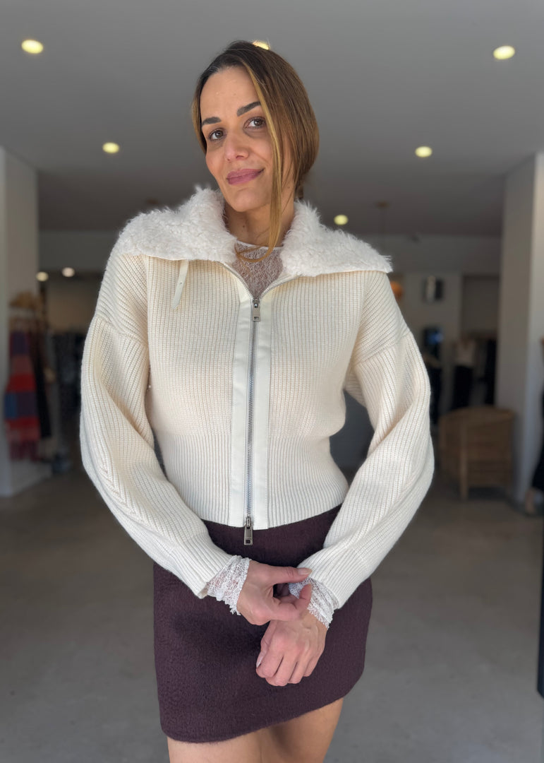 RUBY WOOL KNIT CARDI