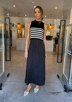 Load image into Gallery viewer, GABRIEL DRESS - BLACK WHITE
