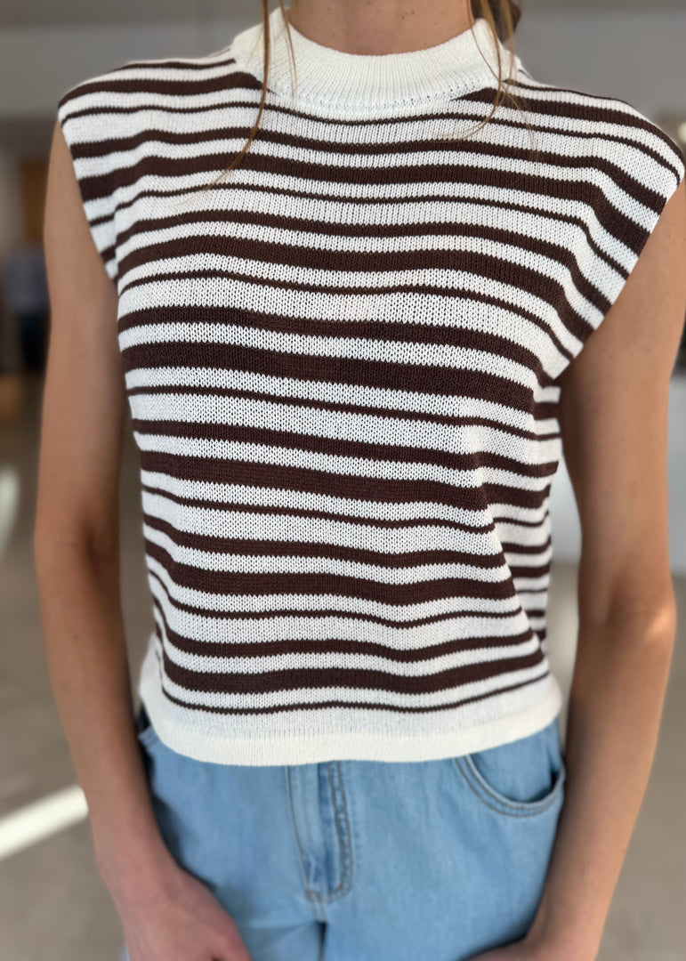 PALMER STRIPE KNIT TANK