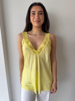 Load image into Gallery viewer, LACE CAMI * GIALLO SOL
