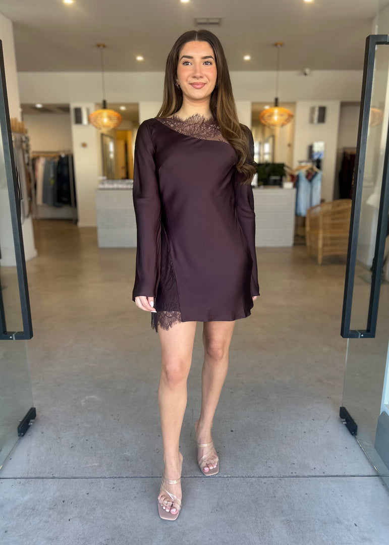 ALLEGRA LACE MINI DRESS