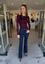 Load image into Gallery viewer, GOOD LEGS FLARE JEANS - DEEP
