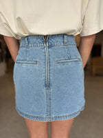 Load image into Gallery viewer, MILES DENIM MINI SKIRT
