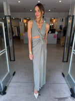 Load image into Gallery viewer, AZZURA DRESS - SAGE
