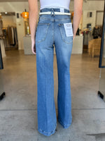 Load image into Gallery viewer, GOOD WAIST PALAZZO BLUE
