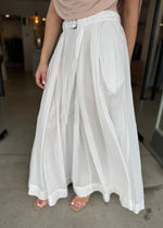 Load image into Gallery viewer, LYNNA MAXI SKIRT - WHITE
