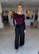 Load image into Gallery viewer, SILK BLEND FRAY PANT
