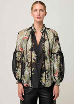 Load image into Gallery viewer, ESPADA COTTON SILK BLOUSE PRINT
