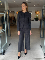 Load image into Gallery viewer, LEVIN TWEED BLAZER BLK/WHT
