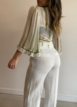 Load image into Gallery viewer, JOPLIN BOLERO OLIVE TIE DYE
