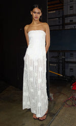 Load image into Gallery viewer, AMELIE STRAPLESS DRESS - IVORY
