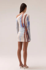 Load image into Gallery viewer, HUNTER MESH MINI DRESS
