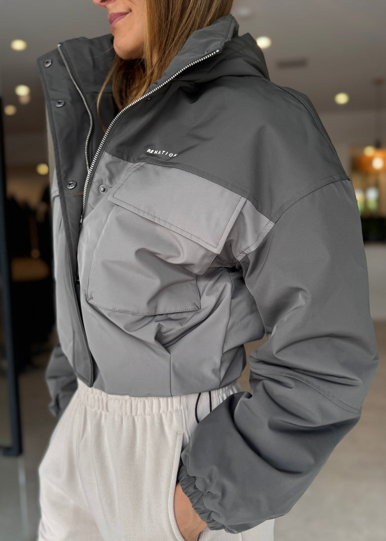 GUILD CROP JACKET CAVIAR