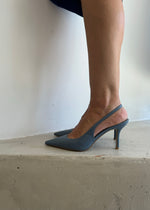 Load image into Gallery viewer, KACIA HEEL - FRENCH BLUE
