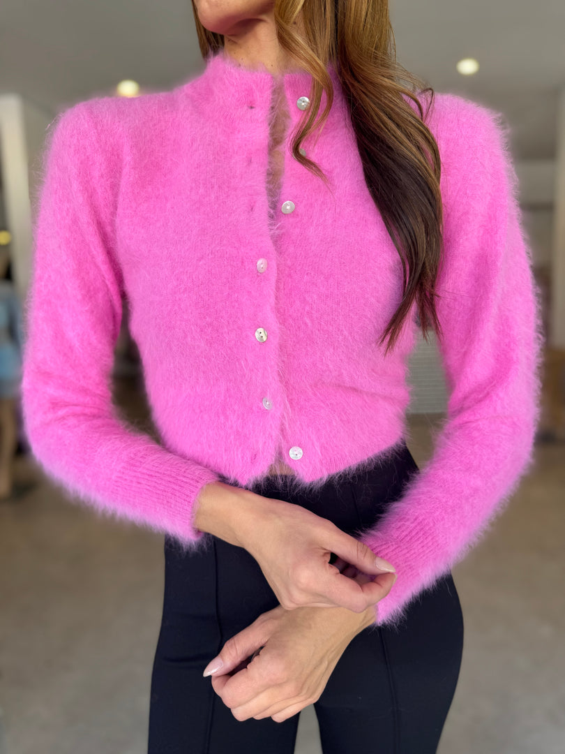 BELLA CASHMERE CARDI - BLOOM