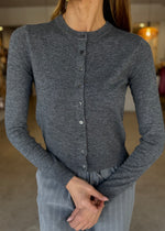 Load image into Gallery viewer, RAE KNIT CARDIGAN - CHARCOAL
