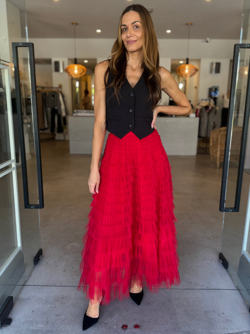 CHANCE SKIRT - BERRY