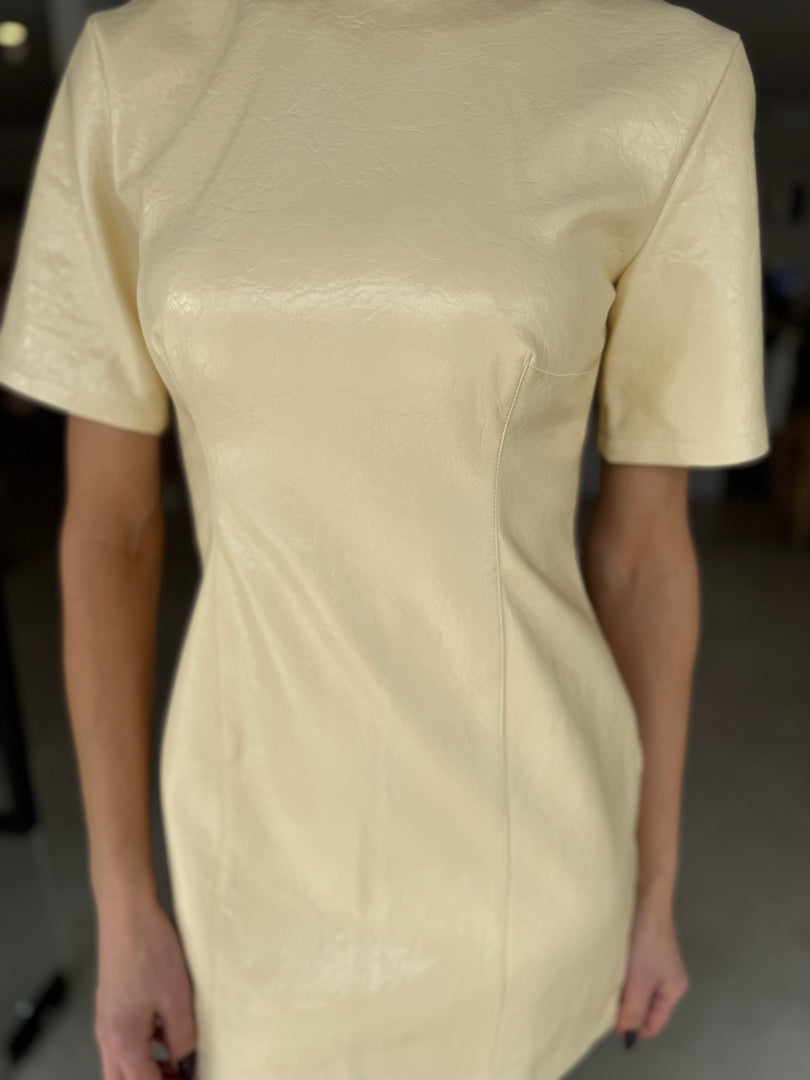 AILIE MINI DRESS - BUTTER