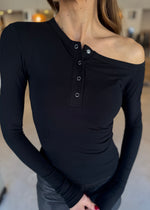 Load image into Gallery viewer, ZINNIA TOP - BLACK
