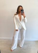 Load image into Gallery viewer, MIA LINEN TWILL PANT - WHITE