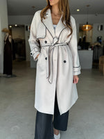 Load image into Gallery viewer, CASSIA CONTRAST TRENCH BEIGE
