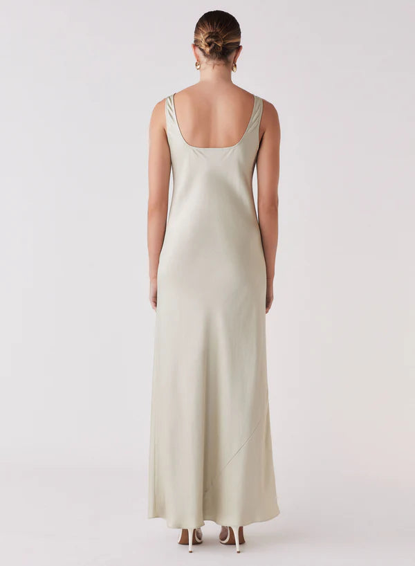 ADDICTION SLIP DRESS SEAFOAM
