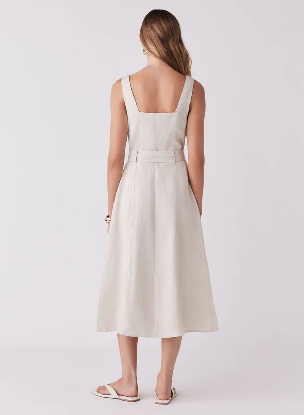 PORTSEA DRESS NATURAL