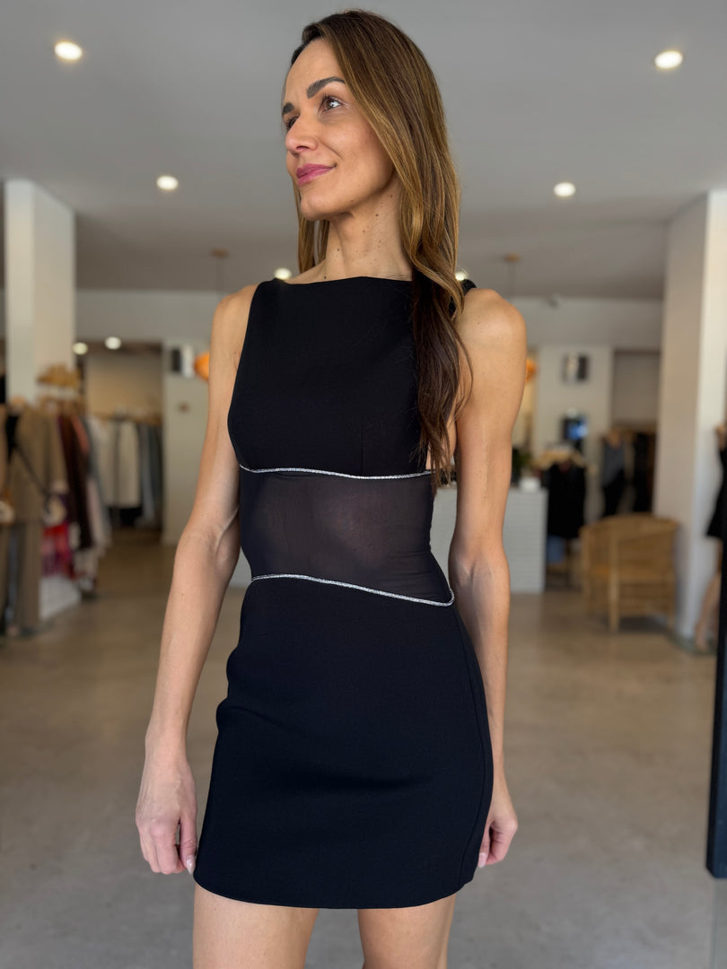 JADE BONDED MINI DRESS