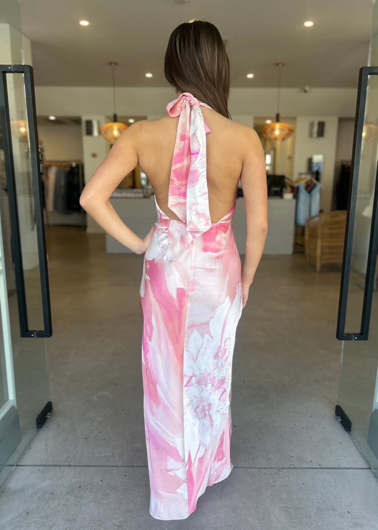 ROBERTS HALTER MAXI DRESS