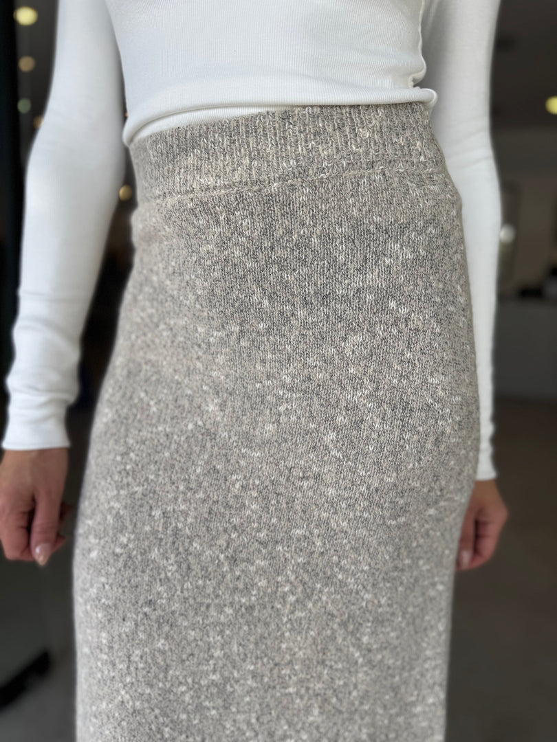 SEVILLE KNIT SKIRT OAT