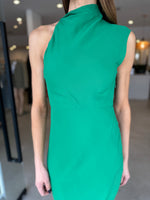 Load image into Gallery viewer, RIO DRAPED MAXI DRESS GREEN
