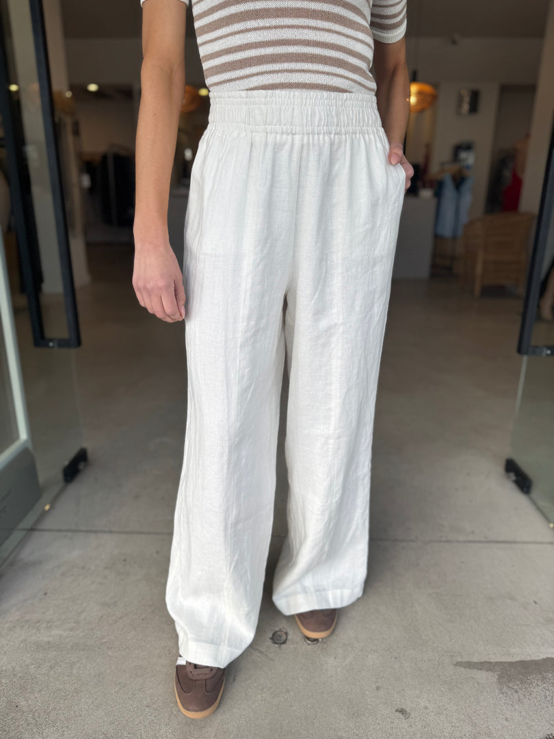 SHARLI PANT - WHITE