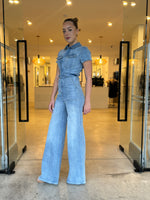 Load image into Gallery viewer, FIT FOR SUCCESS PALAZZO JUMPSUIT BLUE
