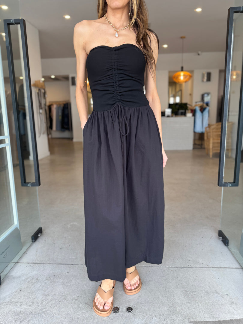 IONE MAXI DRESS - BLACK