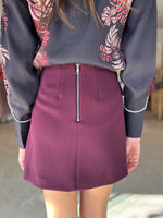 Load image into Gallery viewer, ON MY WAY MINI SKIRT - CHERRY

