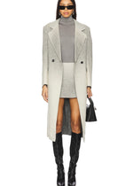 Load image into Gallery viewer, ISLA WOOL COAT - GREY OMBRE
