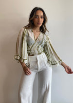 Load image into Gallery viewer, JOPLIN BOLERO OLIVE TIE DYE
