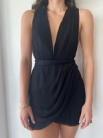 Load image into Gallery viewer, ISOLA PLUNGED MINI DRESS
