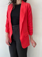 Load image into Gallery viewer, SEVILLE LINEN JACKET - POPPY
