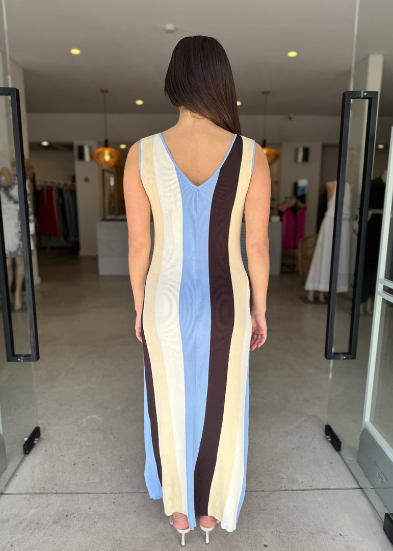 ATLAS STRIPE KNIT DRESS