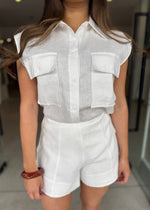 Load image into Gallery viewer, WELLINGTON SL SHIRT IVORY
