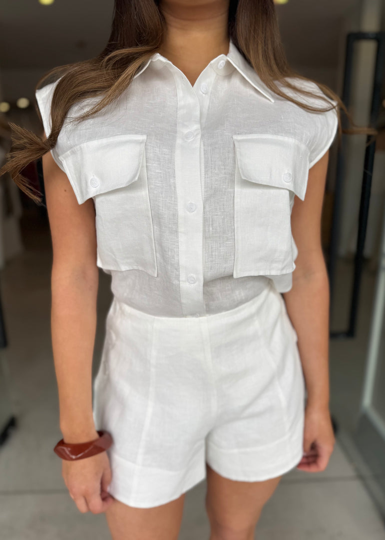 WELLINGTON SL SHIRT IVORY
