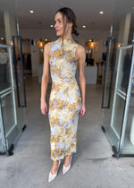 Load image into Gallery viewer, LUMINE MESH MAXI DRESS
