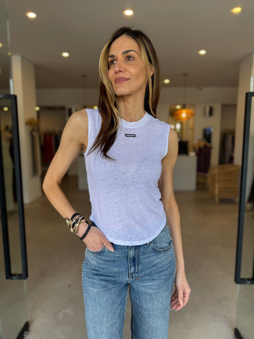 LABELS MOSS TANK - WHITE