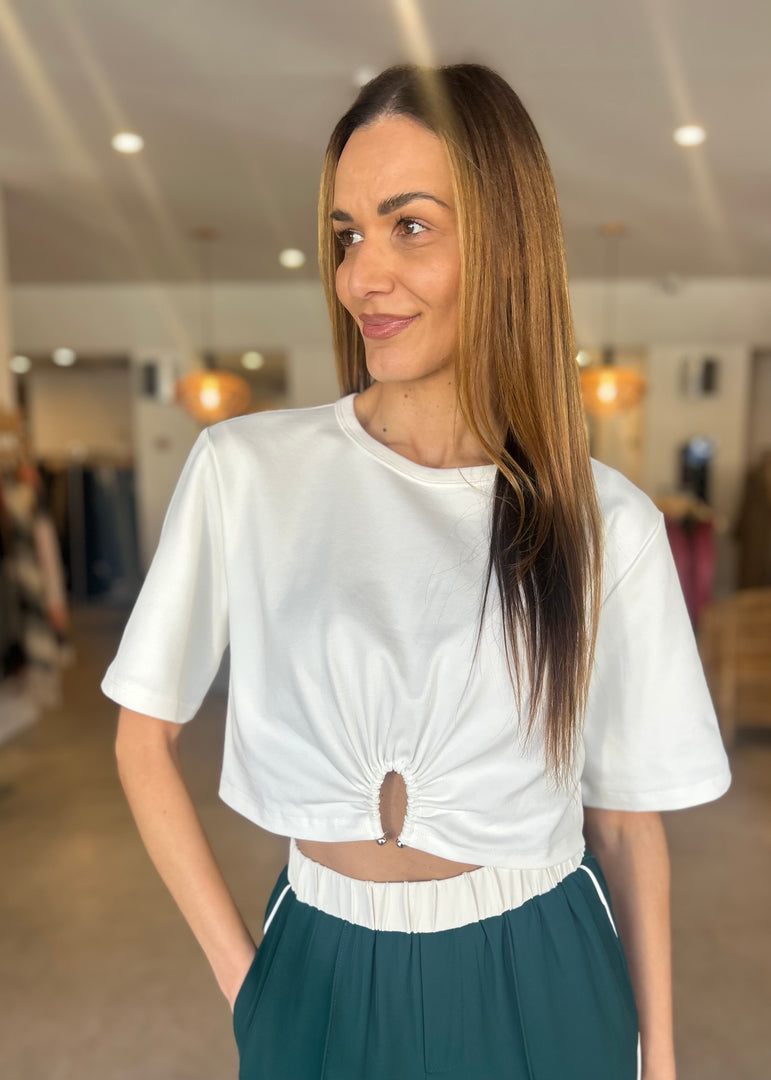 DAWSON RING TEE - WHITE