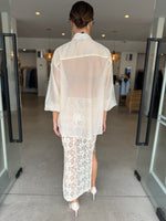 Load image into Gallery viewer, CHLOE LACE SKIRT - BUTTER

